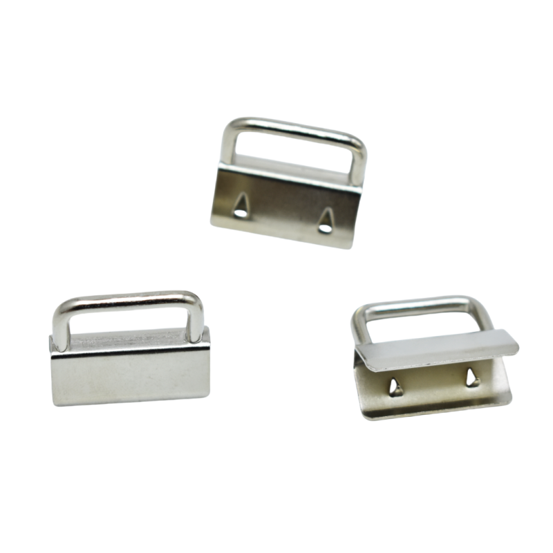 Key Fob Hardware Manufacturer - OEM DIY Nickel Plated Tail Clip Hardware