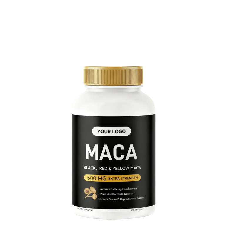 Maca Capsules Manufacturer - Private Label for Men's Libido Support & Stamina Booster
