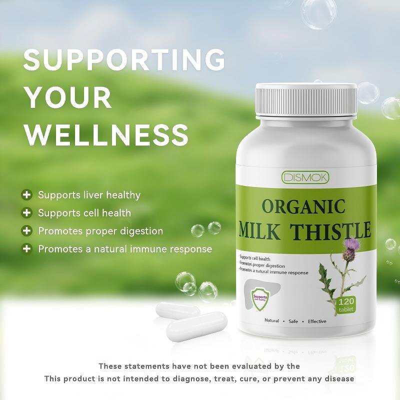 Milk Thistle Extract Capsules Manufacturer - 450mg Silymarin, Plant-Based & Private Label