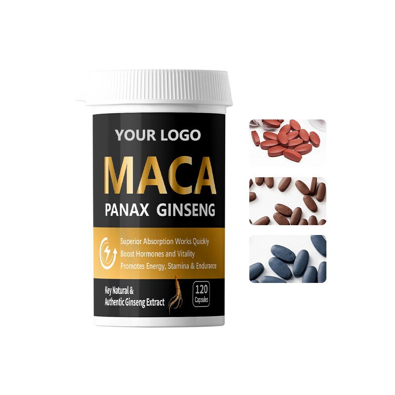 Maca Tablet Herbal Extract Manufacturer - Halal GMP Certified Natural Organic 500mg for Adult Energy