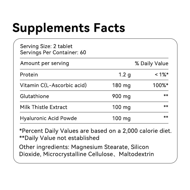 Glutathione Capsules Manufacturer - Antioxidant & Vitamin C Whitening Formula