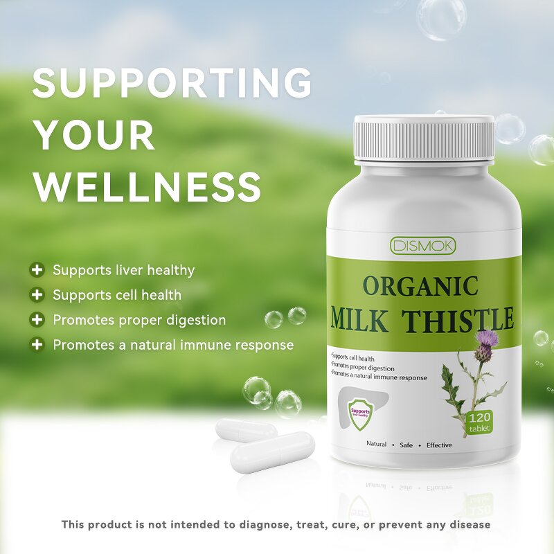 Milk Thistle Extract Capsules Manufacturer - 1000mg Silymarin Plant-Based Supplement
