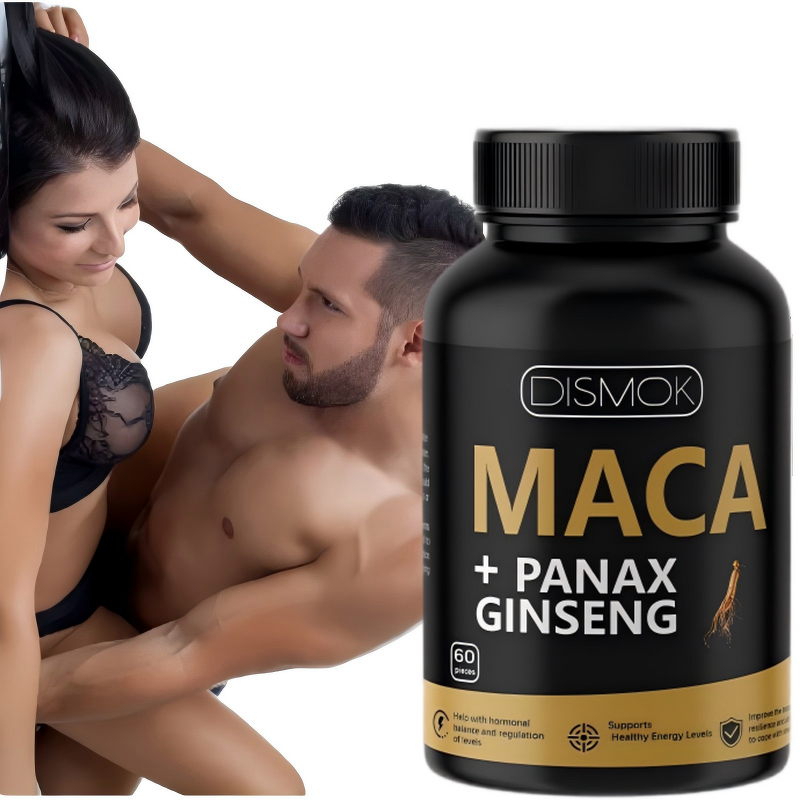 Ginseng Root Capsules Manufacturer - 400mg Black Maca Supplement for Energy & Immunity