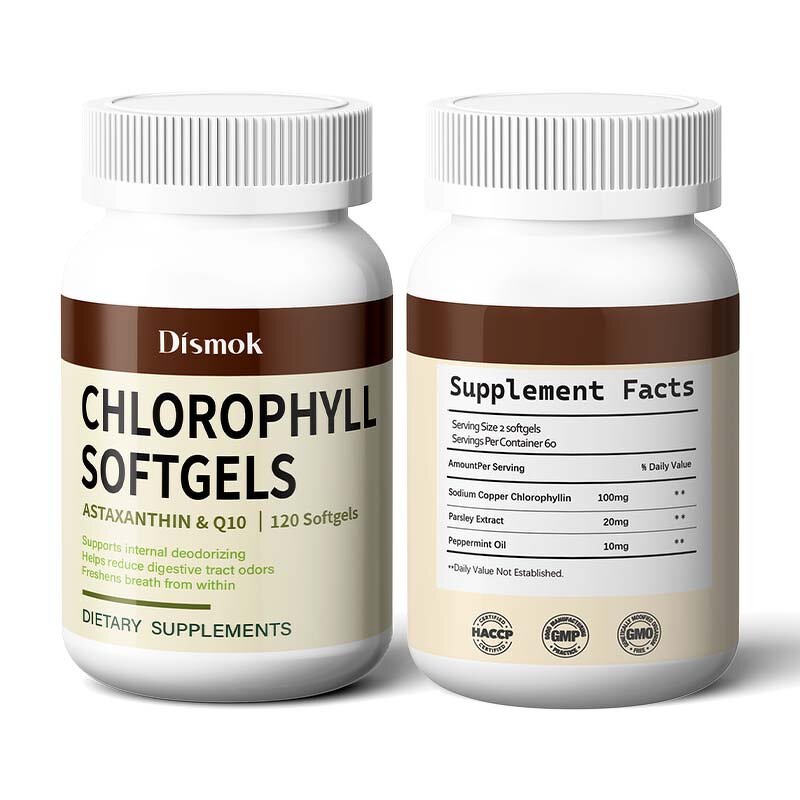 Chlorophyll Softgels Manufacturer - Organic Detoxifying & Antioxidant Supplement