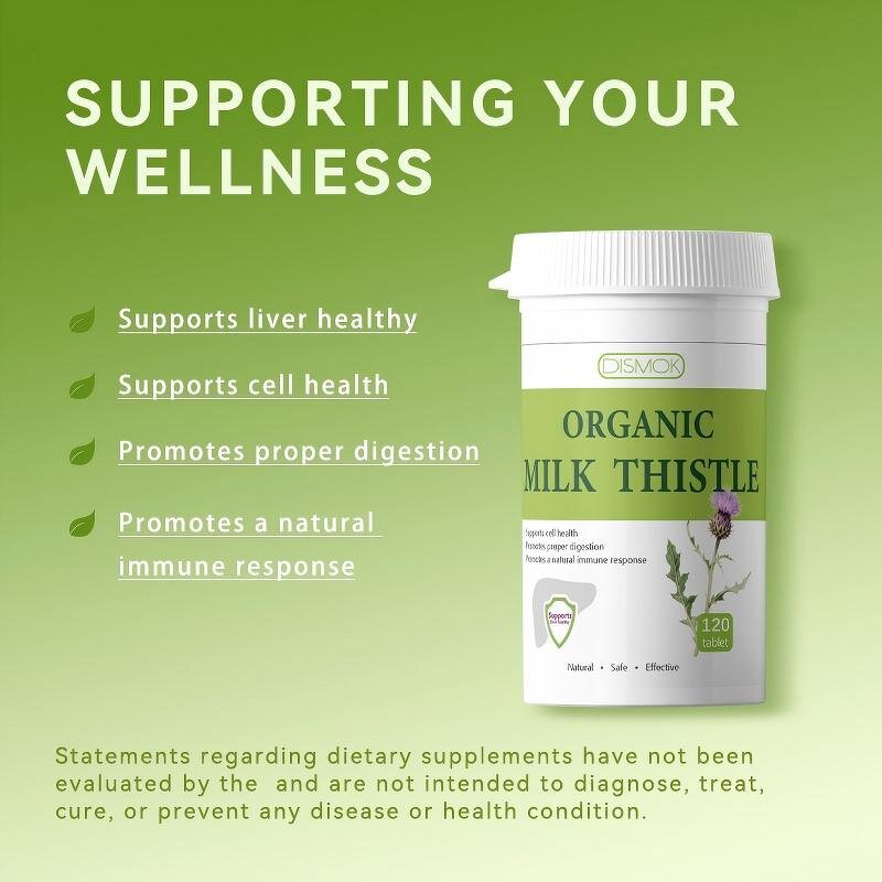 Milk Thistle Detox Supplement Manufacturer - Silymarin 80% with Artichoke & Dandelion