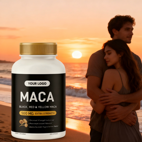 Herbal Maca Capsules Manufacturer - Libido Booster for Men with Red/Black/Yellow Maca