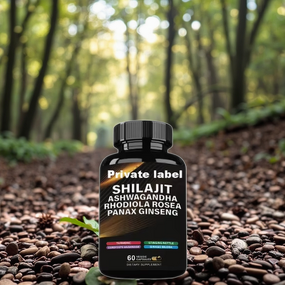 Natural Shilajit Capsules Manufacturer - Private Label & Pure Extract for Energy Support