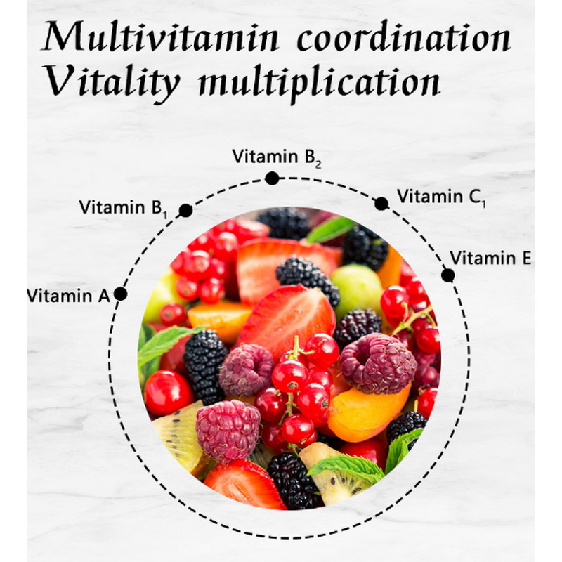 Multivitamin Softgel Capsules Manufacturer - 60 Capsules Fruit & Garlic Oil Supplement