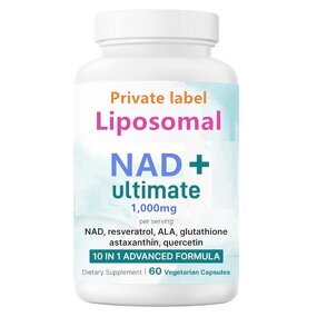 Liposomal NAD+ Capsules Manufacturer - 1000mg Vegan Dietary Supplement for Skin Hydration