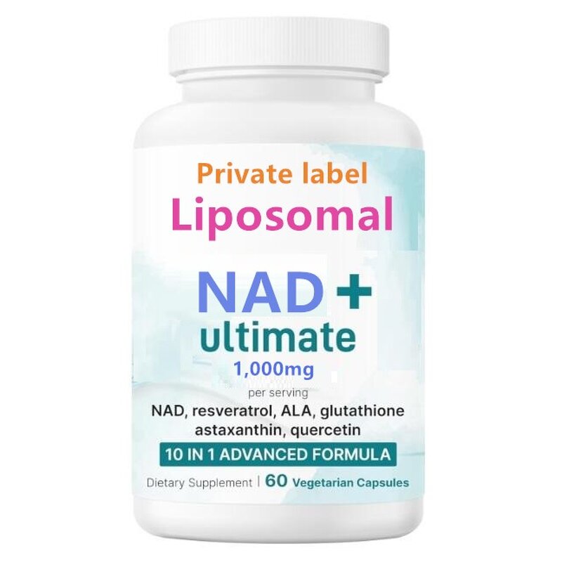 Liposomal NAD+ Capsules Manufacturer - 1000mg Vegan Dietary Supplement for Skin Hydration