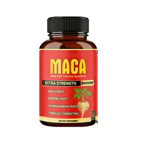 Organic Maca Extract Capsules Manufacturer - 90 Veggie Tablets with 7 Herbal Ingredients