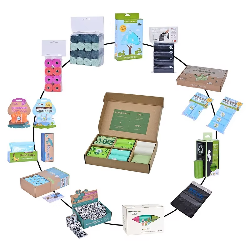 Cornstarch Dog Poop Bags Manufacturer - Compostable, Scented with Dispenser