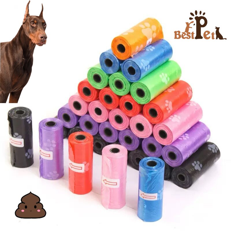 Dog Poop Bags Manufacturer - Biodegradable Leak Proof, 15 Bags per Roll