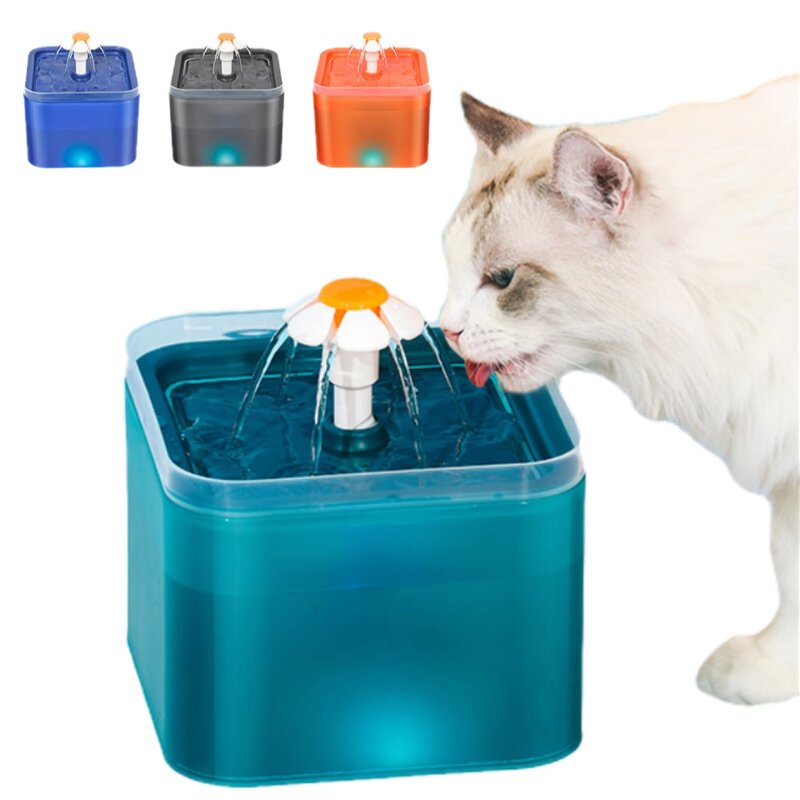 Automatic Pet Water Fountain Manufacturer - 2.1L Ultra Quiet with LED Light & Filter