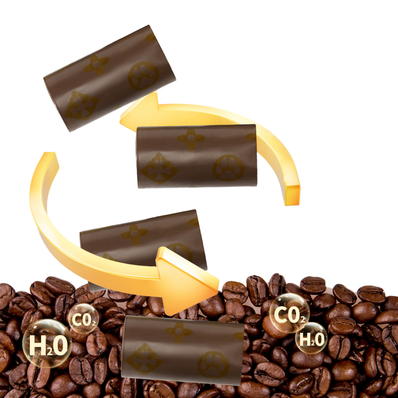 Pet Waste Bag Manufacturer - Eco-Friendly Coffee Scented 15 Micron Dog Poop Bags