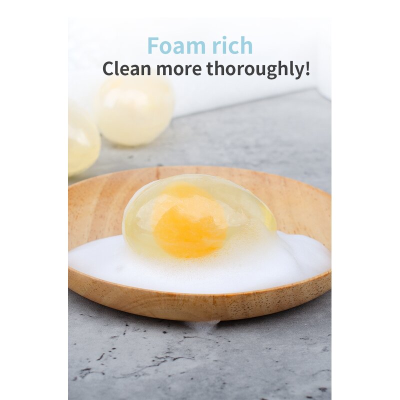 Egg Yolk Face Soap Manufacturer - Organic Handmade Antiseptic Bar with Gluta & Vitamin E