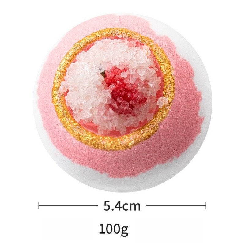 Bath Bombs Manufacturer - Round Sea Salt Gift Set with Water Soluble Dyes