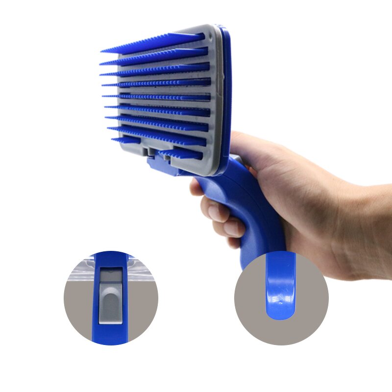 Stainless Steel Pet Grooming Brush Manufacturer - Professional for Cat & Dog Hair Removal