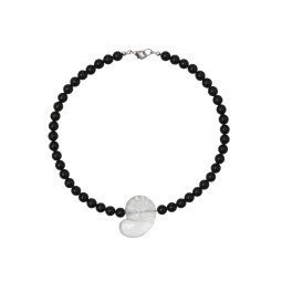 Stainless Steel Necklace Manufacturer - OEM Nautilus Agate Jade Pendant