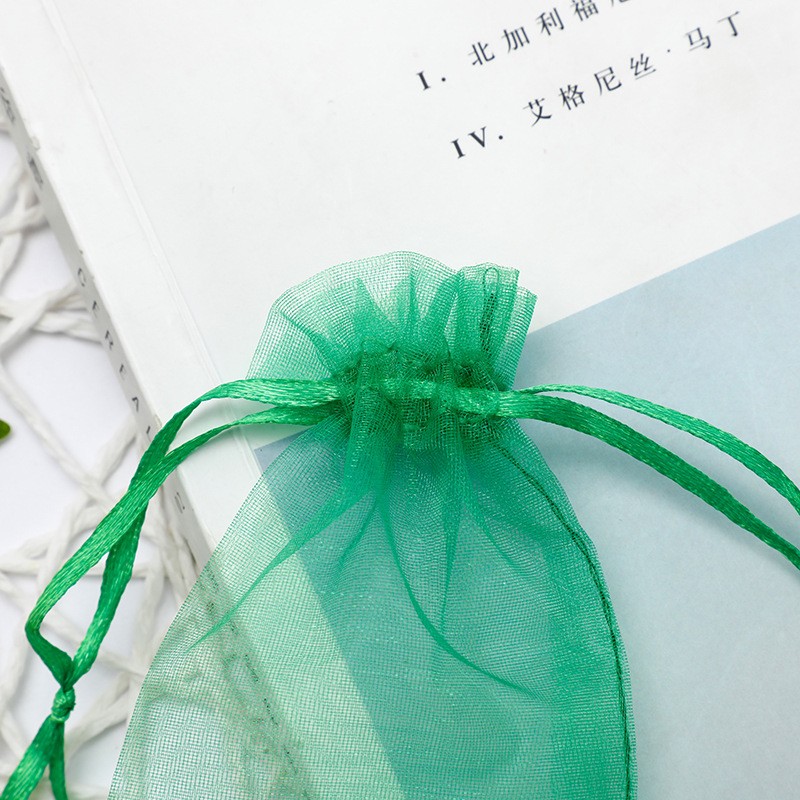 Organza Bags Manufacturer - OEM 100PCS 7*9 Sheer Wedding Favor Bags