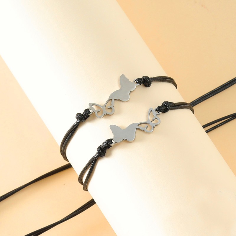 Mother Bracelet Manufacturer - OEM Stainless Steel Butterfly Hollow Pendant
