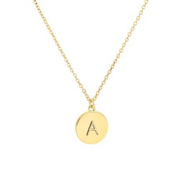 Initial Necklace Manufacturer - OEM 14K Gold Plated Letter Pendant for Women