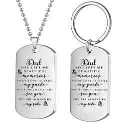Father Pendant Manufacturer - OEM Gifts to My Dad Stainless Steel Jewelry