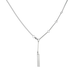 Name Necklace Manufacturer - OEM Custom Bamboo Chain Geometric Letter