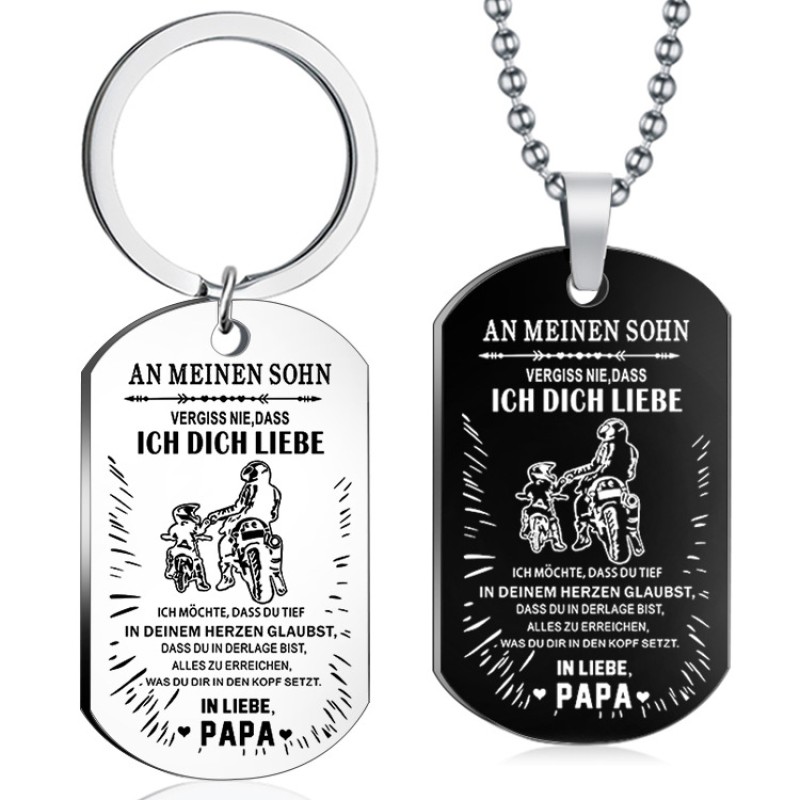 Father Necklace Factory - OEM Birthday Gift Jewelry for Father Dad