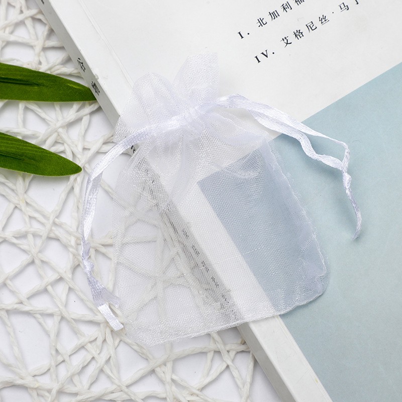 Organza Bags Manufacturer - OEM 100PCS 7*9 Sheer Wedding Favor Bags