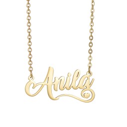 Name Necklace Factory - OEM Custom Heart Lace Letter Stainless Steel