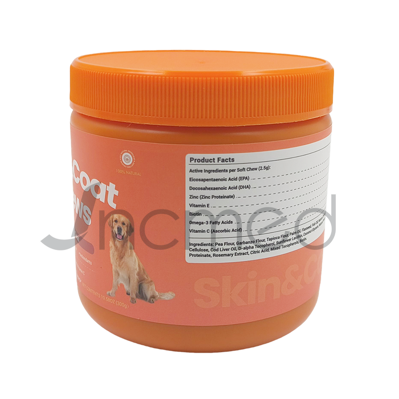 Pet Skin and Hair Soft Chews Manufacturer - Multivitamin with Omega 3, Glucosamine for Joint & Gut Health