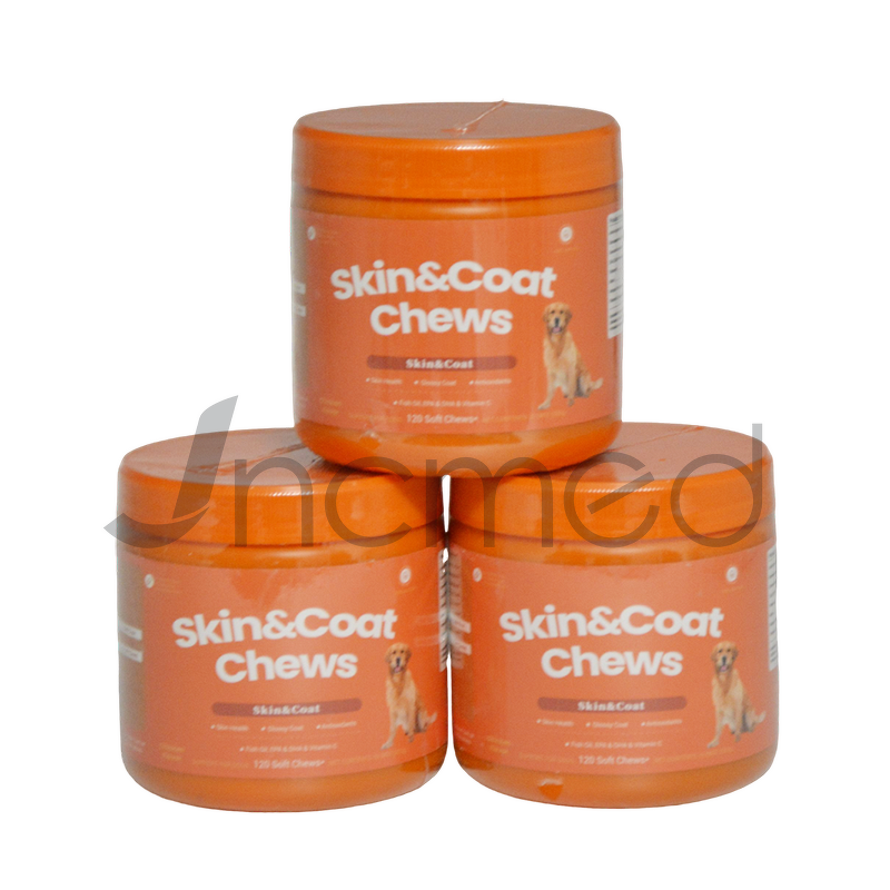 Pet Skin and Hair Soft Chews Manufacturer - Multivitamin with Omega 3, Glucosamine for Joint & Gut Health