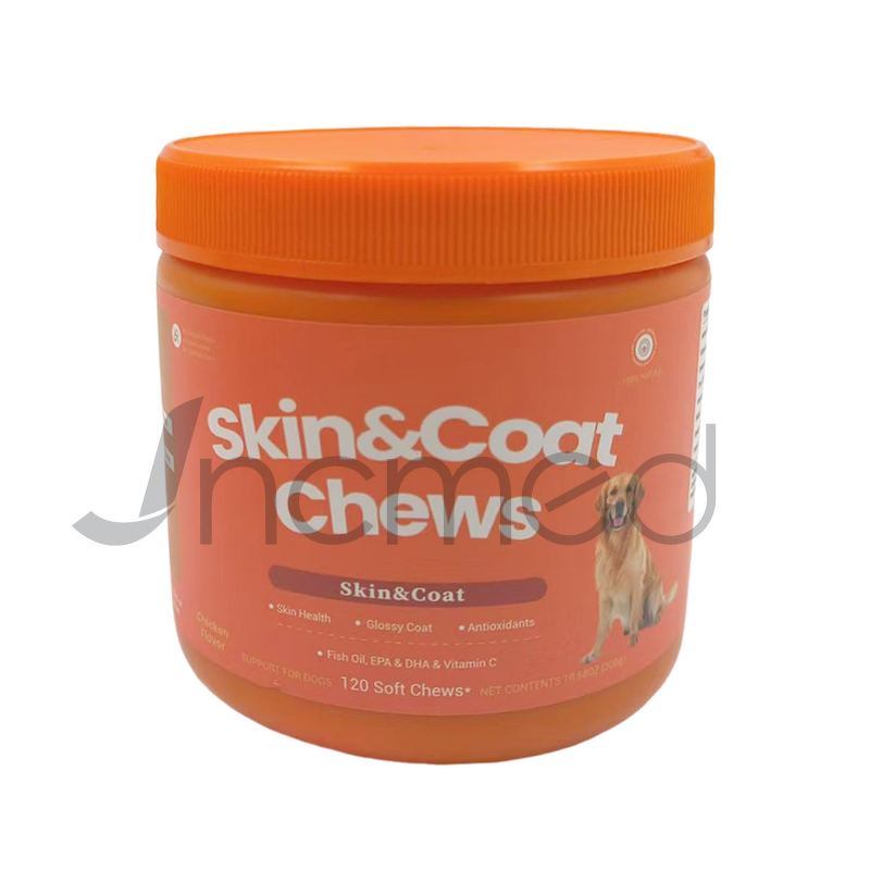 Pet Skin and Hair Soft Chews Manufacturer - Multivitamin with Omega 3, Glucosamine for Joint & Gut Health
