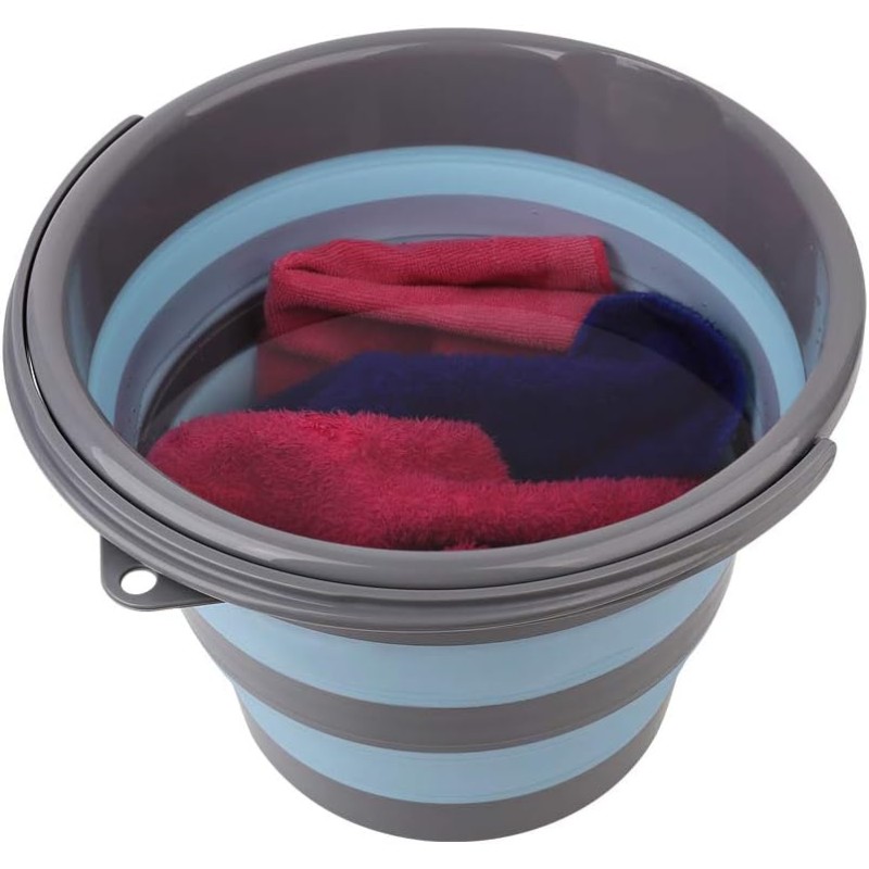 Plastic Bucket Manufacturer - 10L Collapsible Storage Tub for Outdoor Use