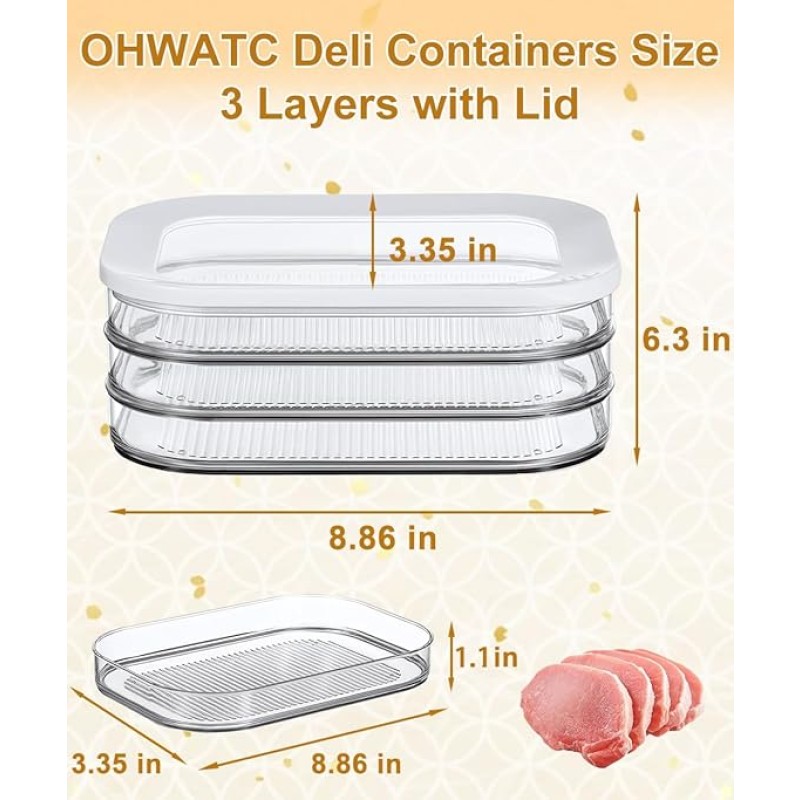 Deli Container Manufacturer - Airtight Lunch Meat Storage Box