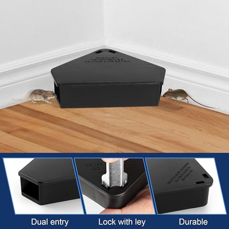 Mouse Bait Station Manufacturer - Outdoor Refillable Poison Station