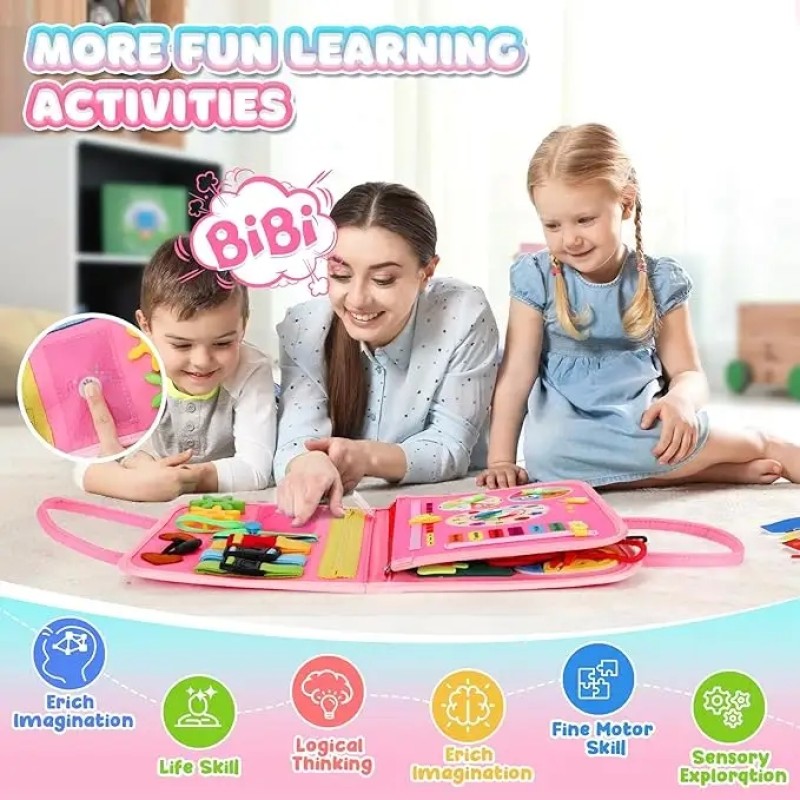 Busy Board Factory - Montessori Toys for Toddlers Learning