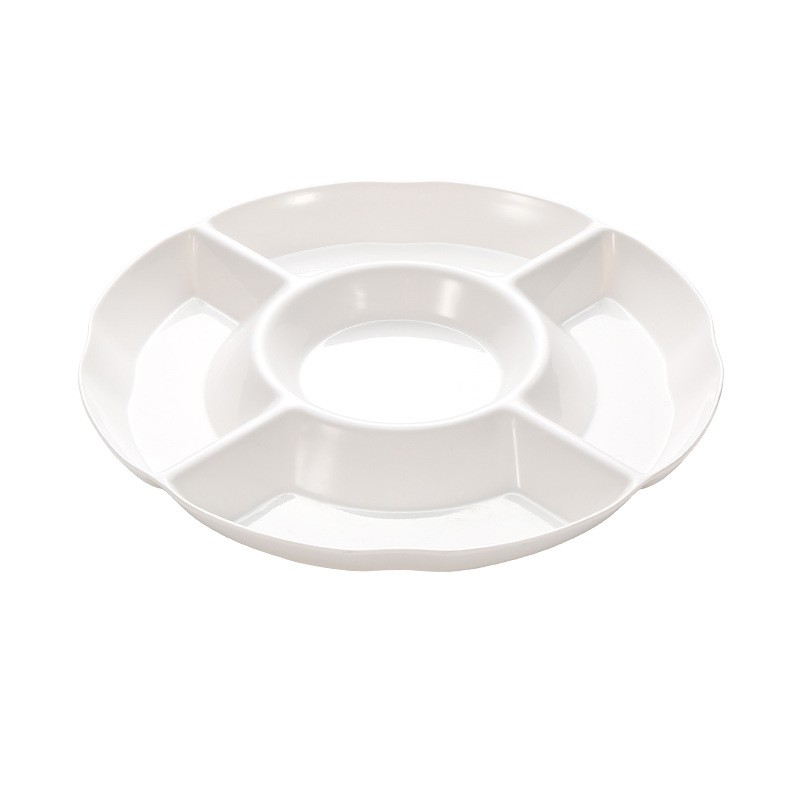 Serving Tray Factory - Round Melamine Divided Platter