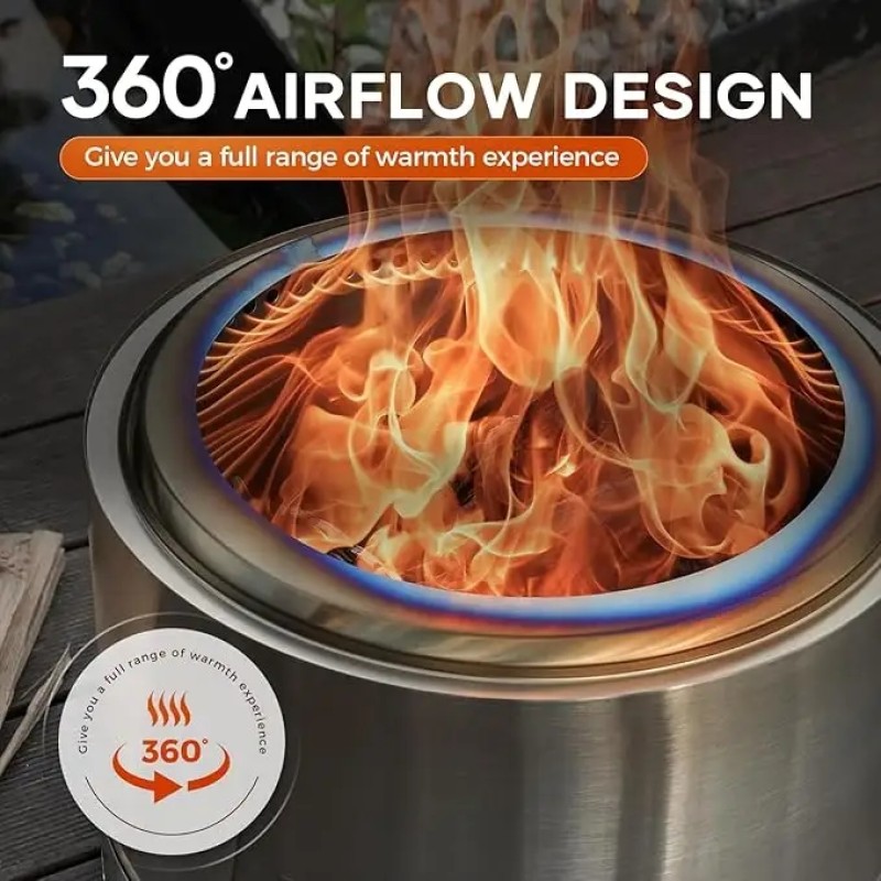 Smokeless Firepit Manufacturer - Outdoor Patio Fire Pit with Stand