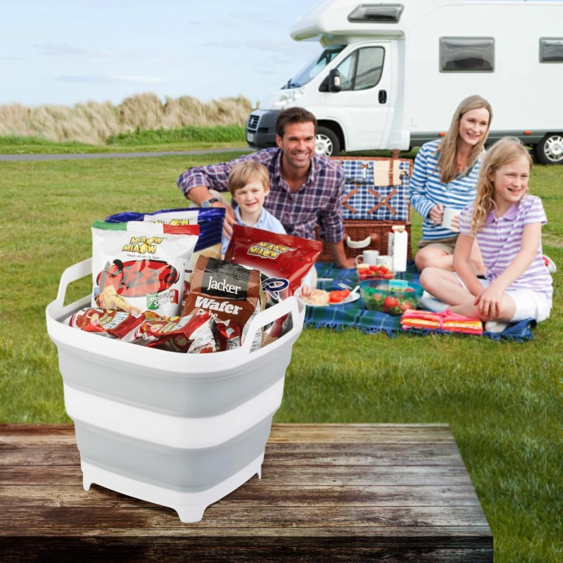 Collapsible Ice Bucket Manufacturer - 10L Foldable Drink Cooler Tub