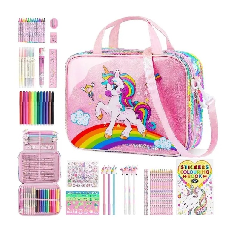 Art Supplies Bag Supplier - Convertible with Scented Markers