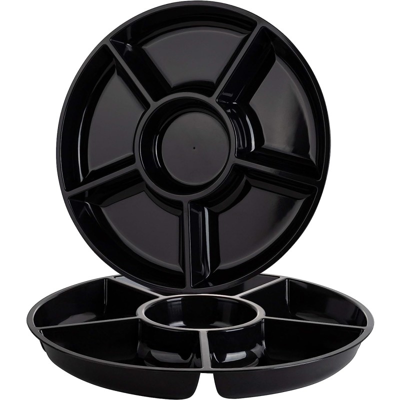 Disposable Tray Supplier - 12 Inch Sectional Round Platter