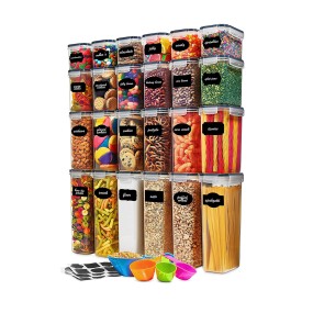 Pasta Container Manufacturer - 24pcs Stackable Canisters Set