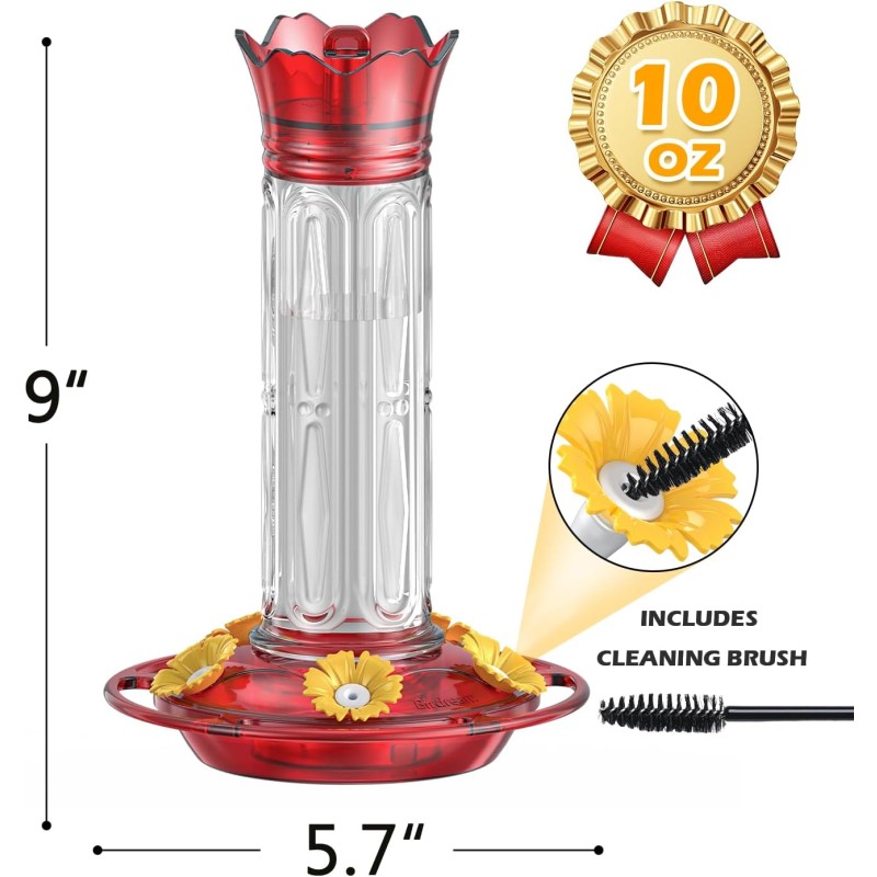 Hummingbird Feeder Manufacturer - 20oz 10 Port Plastic Feeder