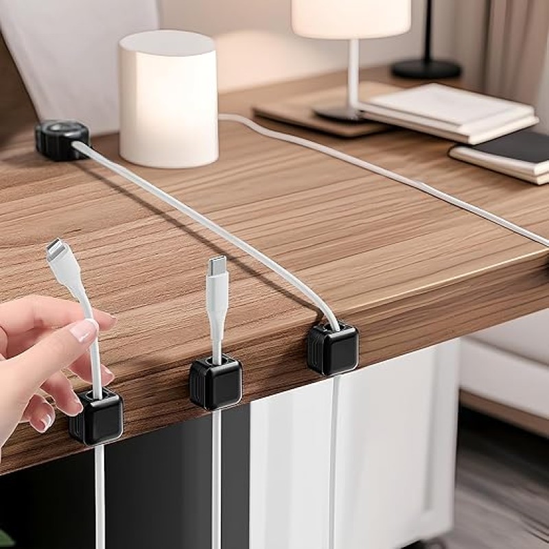 Magnetic Cable Clips Supplier - Under Desk Cord Management