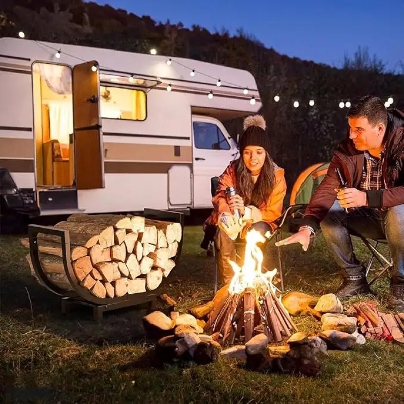 Firewood Rack Supplier - Double Coated Waterproof Log Holder