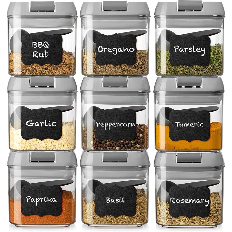 Mini Container Factory - 9pcs 0.5L Spice Storage Set