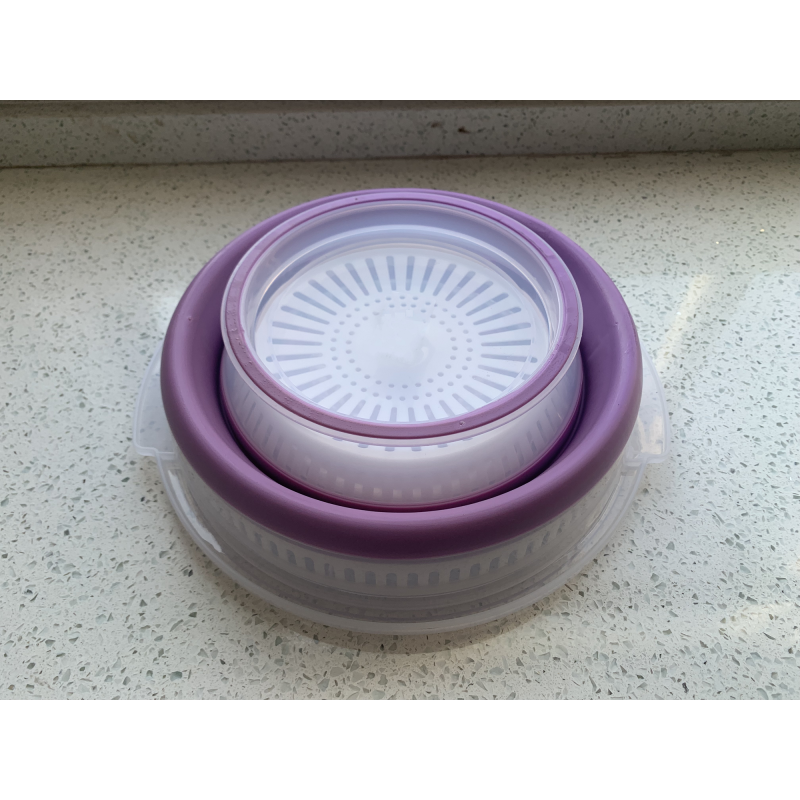 Folding Drain Basket Manufacturer - Adjustable Silicone Sink Colander