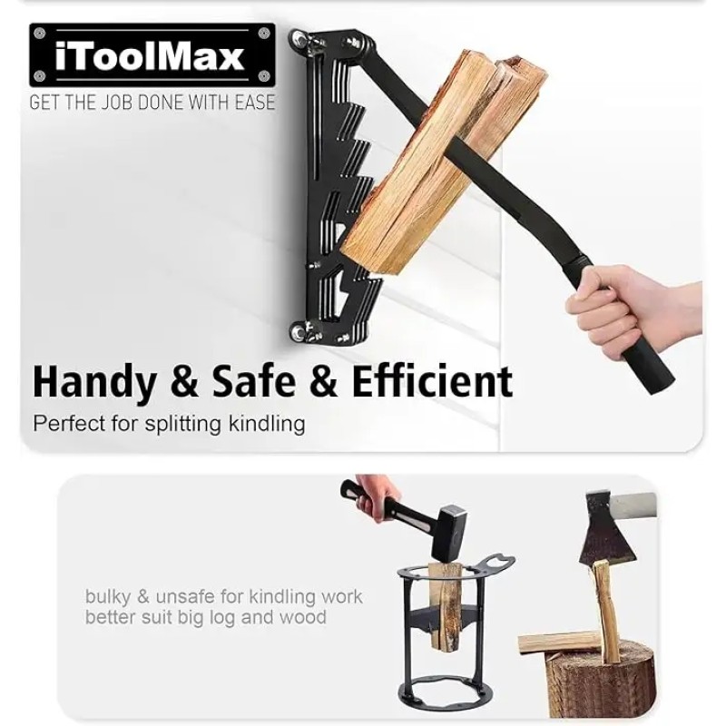 Kindling Splitter Factory - Wall Mounted Carbon Steel Splitter